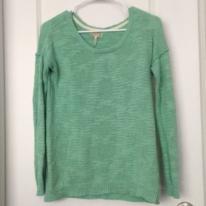 Mint green sweater